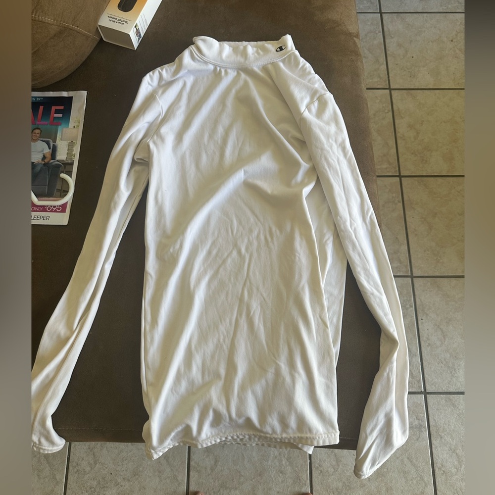 White Long Sleeve Shirt champion